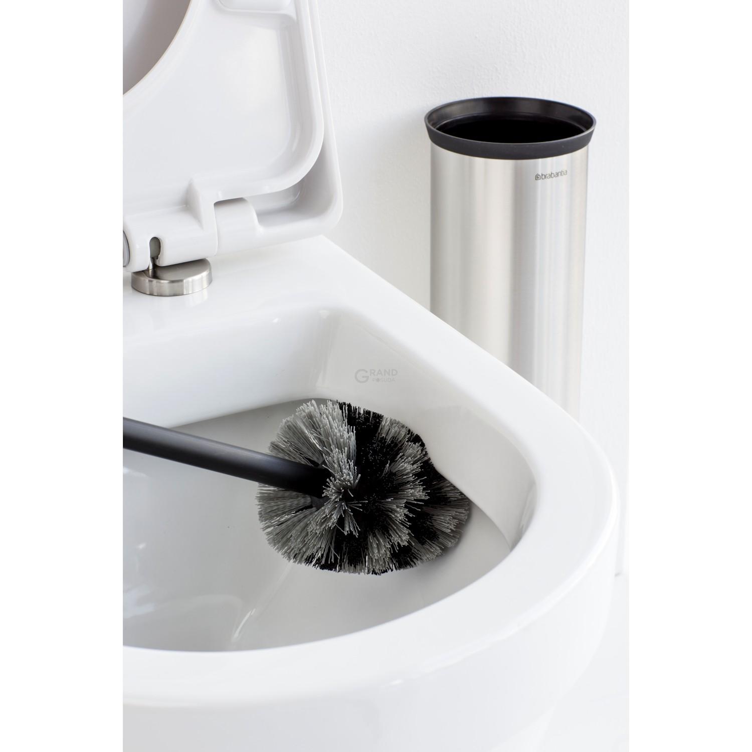 Brabantia Туалетный ершик с держателем глянцевая сталь Profile | https://grandposuda.com.ua