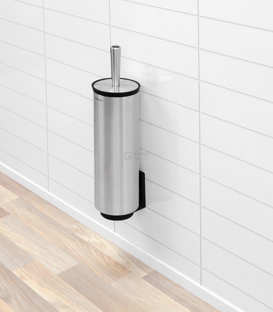 Brabantia Туалетный ершик с держателем глянцевая сталь Profile | https://grandposuda.com.ua