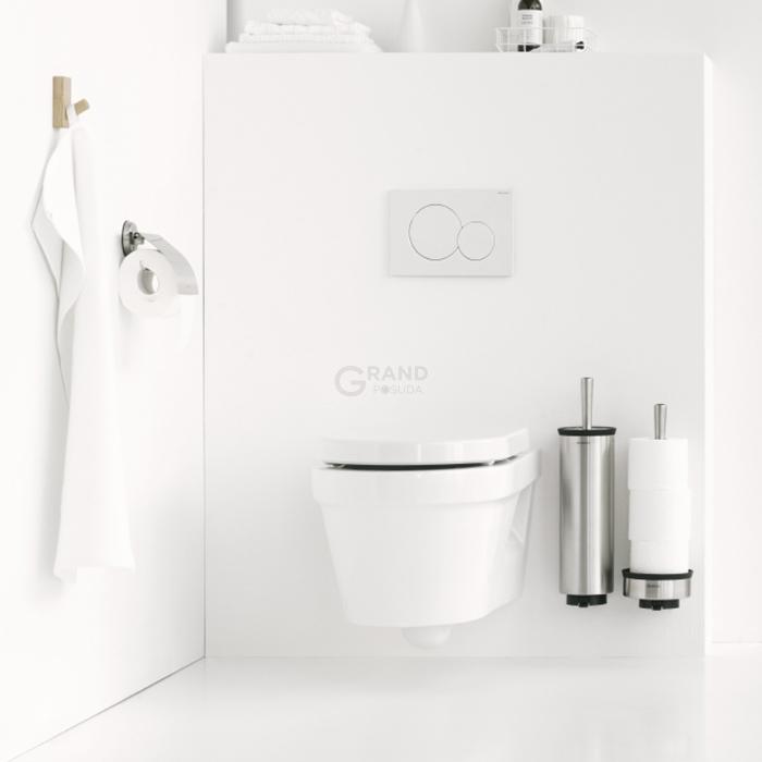 Brabantia Держатель для туалетной бумаги матовый стальной Profile | https://grandposuda.com.ua