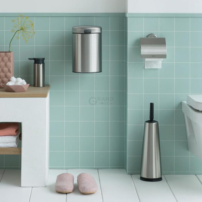 Brabantia Держатель для туалетной бумаги матовый стальной Profile | https://grandposuda.com.ua