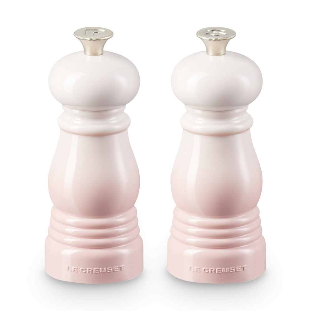 Le Creuset Набір з 2 млинів для солі і перцю 11 см Shell Pink Le Creuset Набір з 2 млинів для солі і перцю 11 см Shell Pink | https://grandposuda.com.ua
