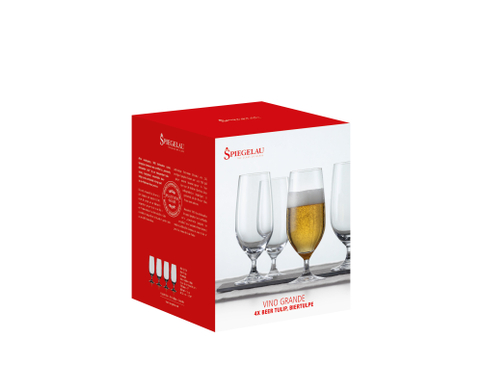 Spiegelau Набор бокалов для пива Pilsner 370 мл, 4 предмета Vino Grande | https://grandposuda.com.ua