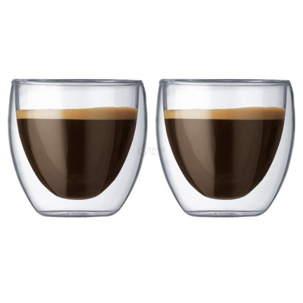 Bodum Набір склянок з подвійними стінками, 0,25 л, 2 предмета, Pavina | https://grandposuda.com.ua