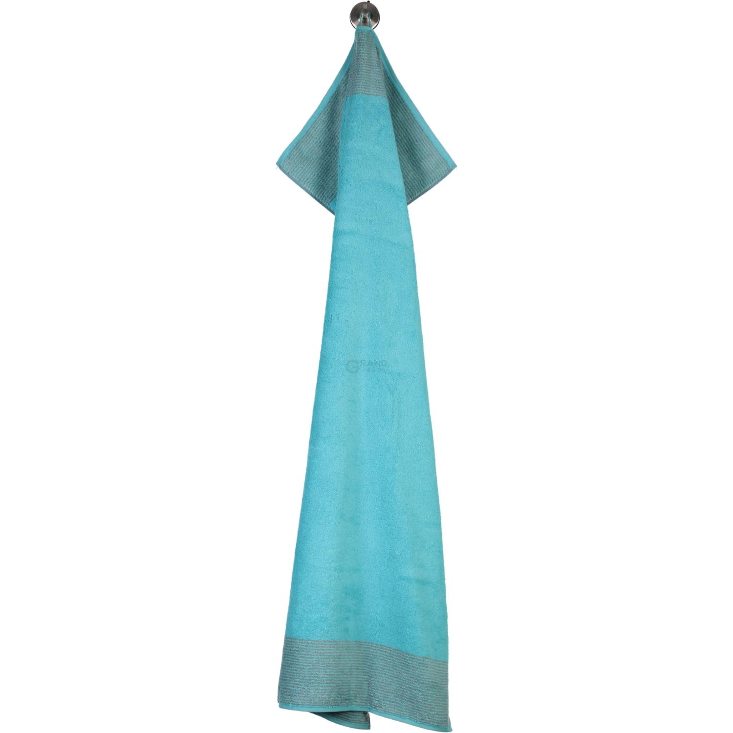 Полотенце для душа 80 х 150 см Turquoise Two-Tone Cawo | https://grandposuda.com.ua
