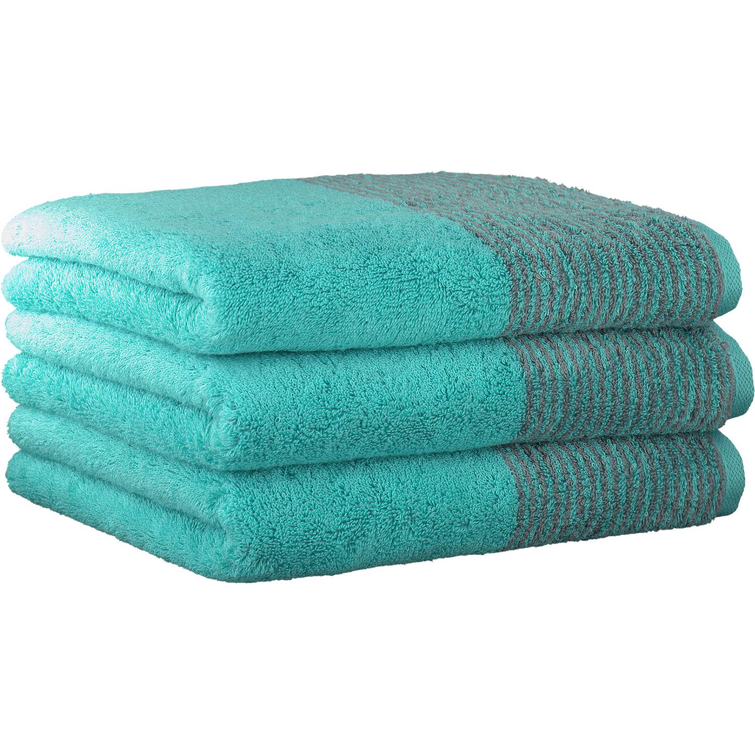 Мочалка-варежка 16 х 22 см Turquoise Two-Tone Cawo | https://grandposuda.com.ua