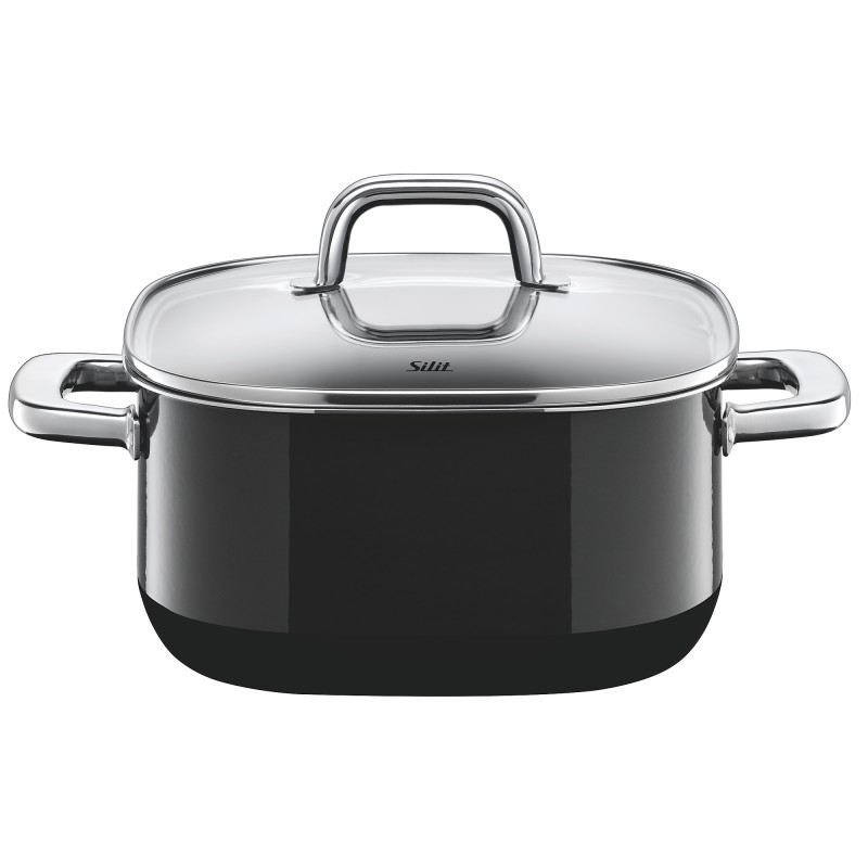 Silit Кастрюля 22 см Quadro Black Silit Кастрюля 22 см Quadro Black | https://grandposuda.com.ua
