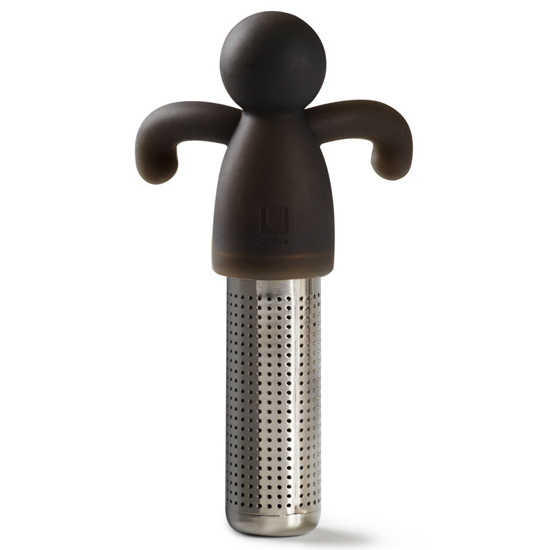 Umbra Ємність для заварювання 7,5х10,5х1,9 см чорна Buddy | https://grandposuda.com.ua