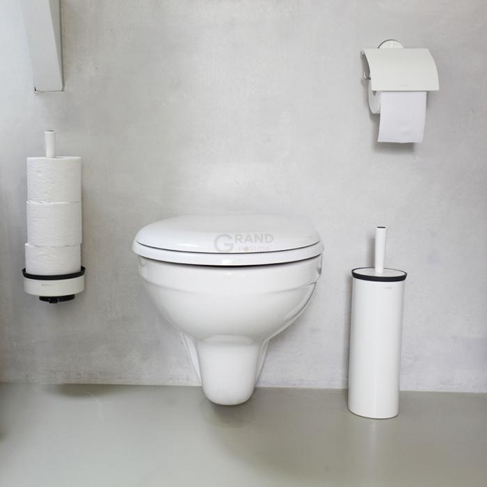 Brabantia Держатель для туалетной бумаги белый Profile | https://grandposuda.com.ua