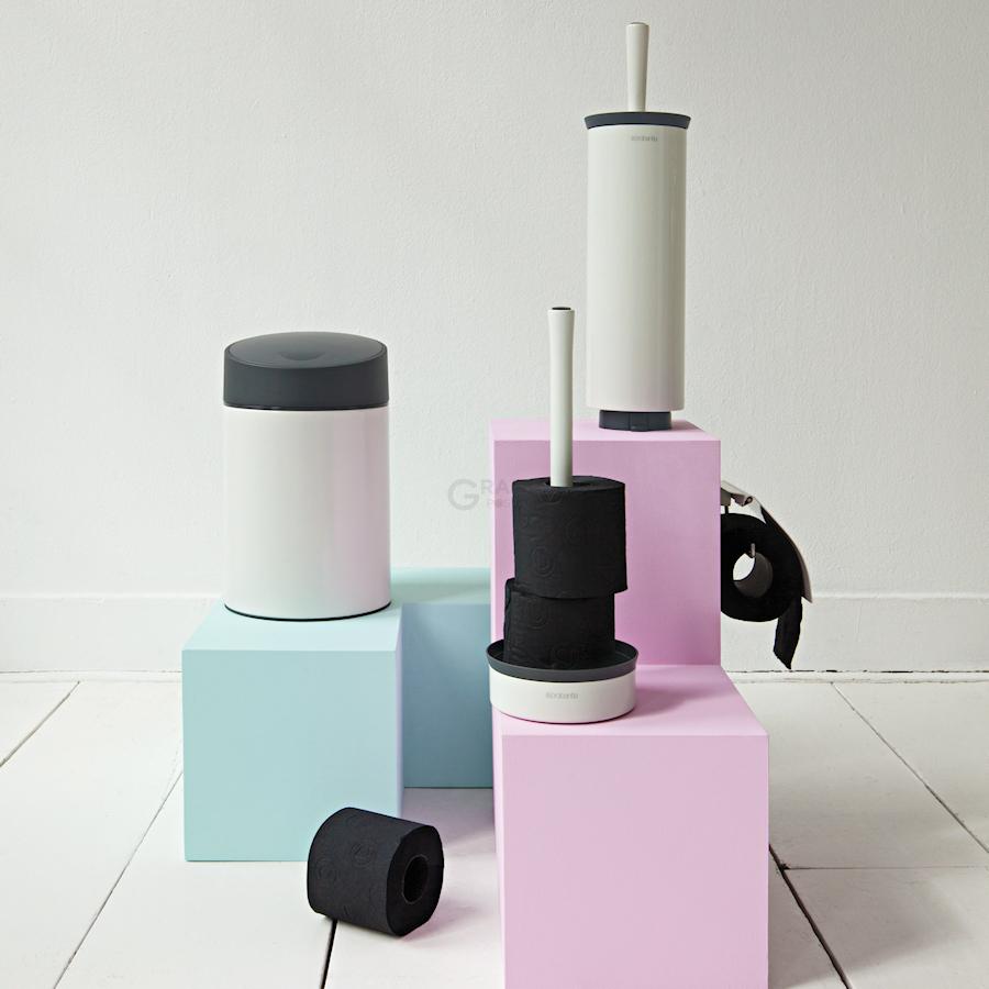 Brabantia Диспенсер для хранения туалетной бумаги (до 3х рулонов) белый Profile | https://grandposuda.com.ua