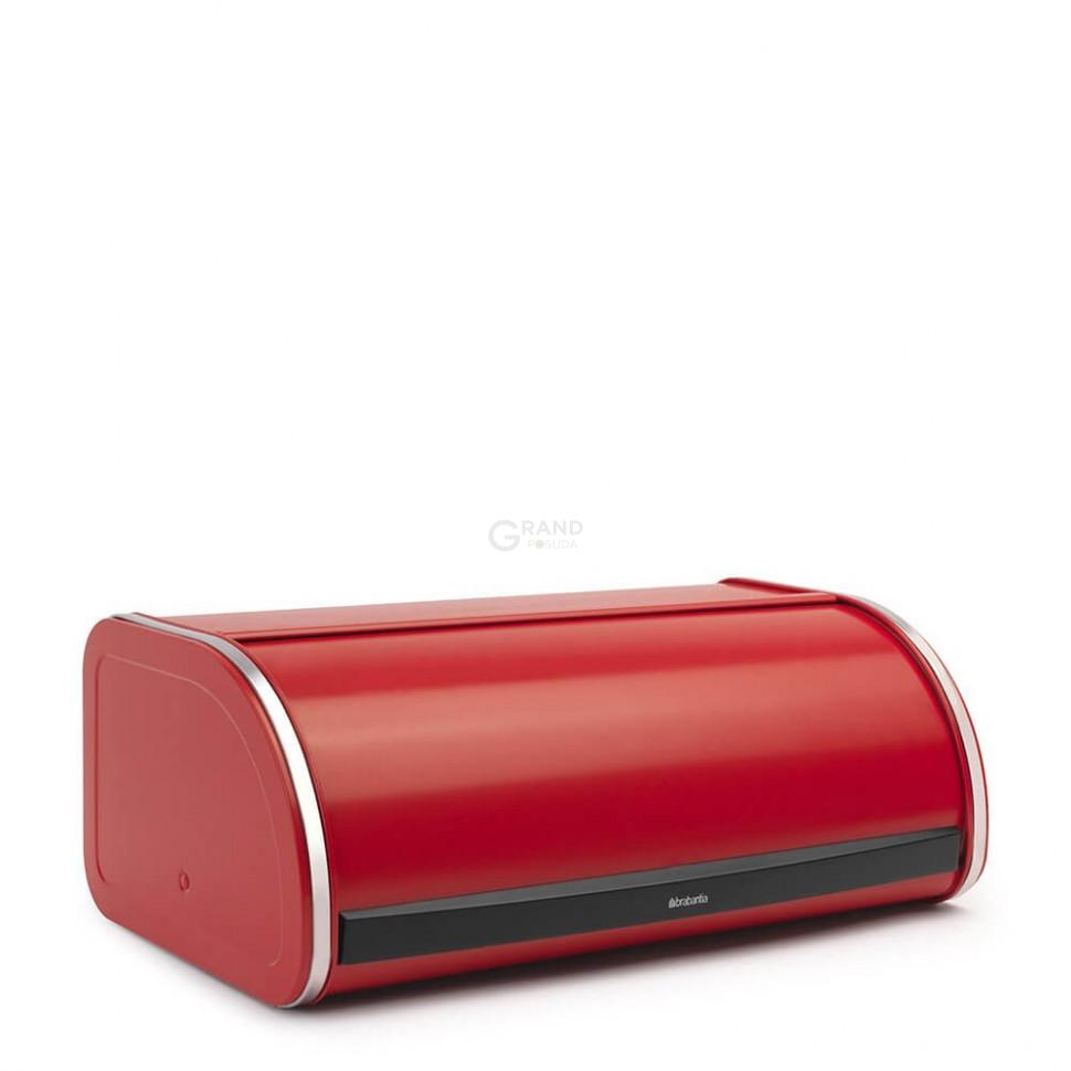 Brabantia Хлібниця з зрушується кришкою 17,5х44,8х27 см червона | https://grandposuda.com.ua