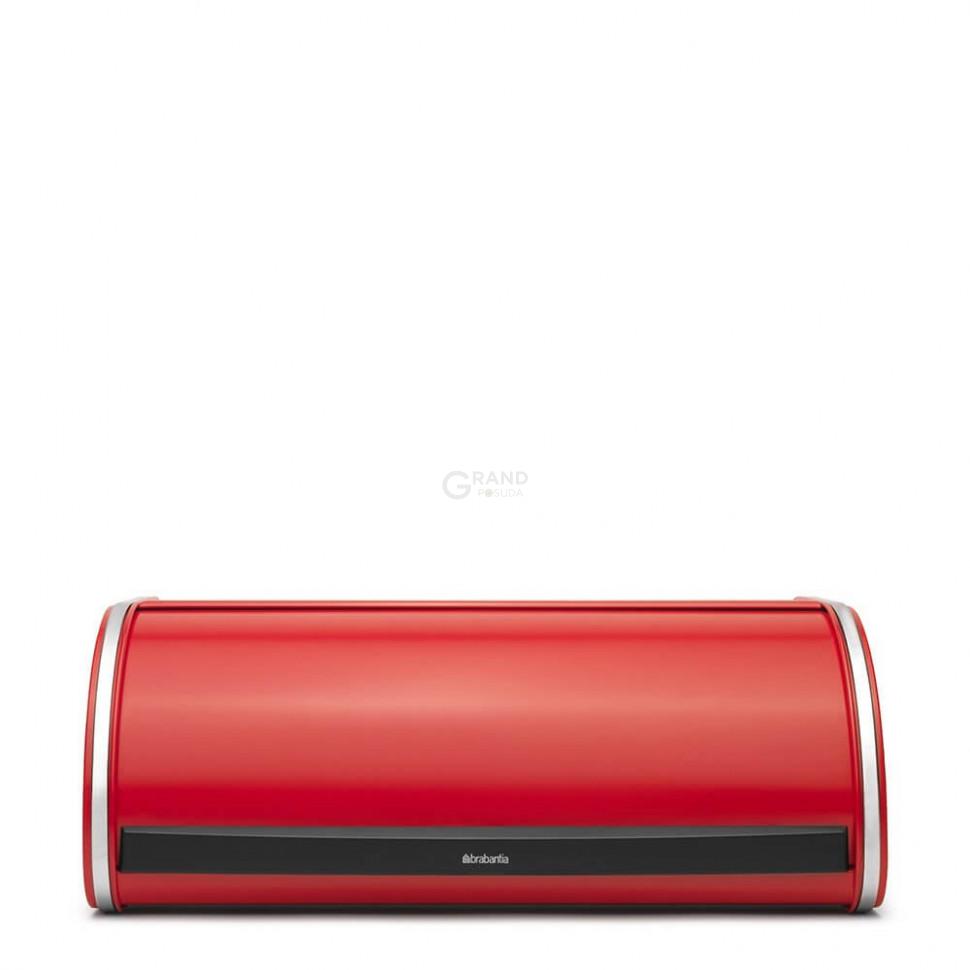Brabantia Хлібниця з зрушується кришкою 17,5х44,8х27 см червона | https://grandposuda.com.ua