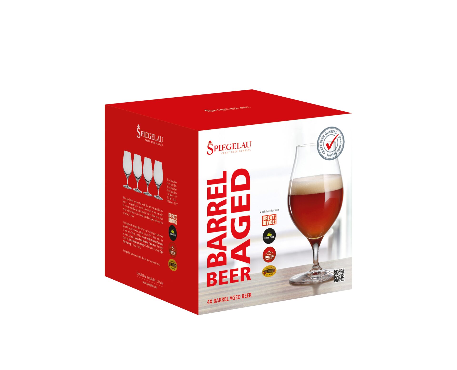 Spiegelau Набір келихів для крафтового пива 480 мл, 4 предмета Tulip Craft Beer Glasses | https://grandposuda.com.ua