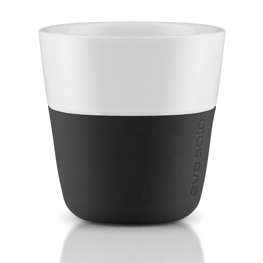 Eva Solo Набір кухлів для еспресо 80 мл чорних Espresso-Becher | https://grandposuda.com.ua