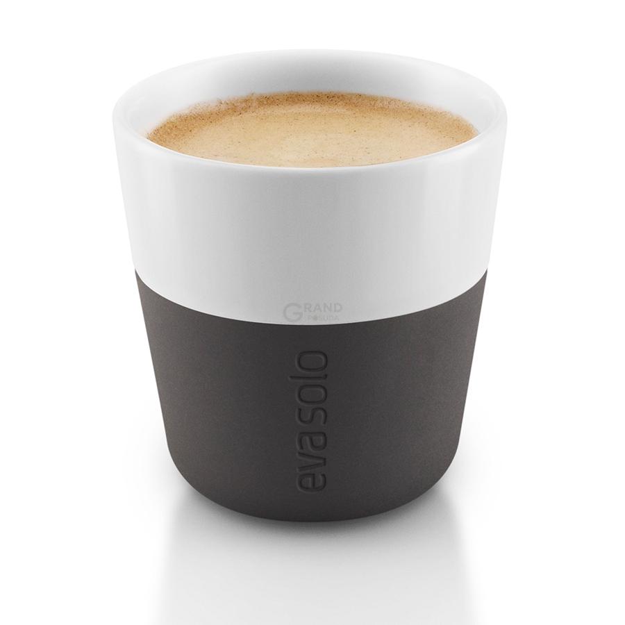 Eva Solo Набір кухлів для еспресо 80 мл чорних Espresso-Becher | https://grandposuda.com.ua