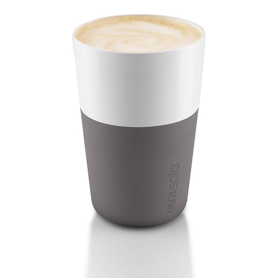 Eva Solo Набор кружек для латте 360 мл серых Caffe Latte | https://grandposuda.com.ua