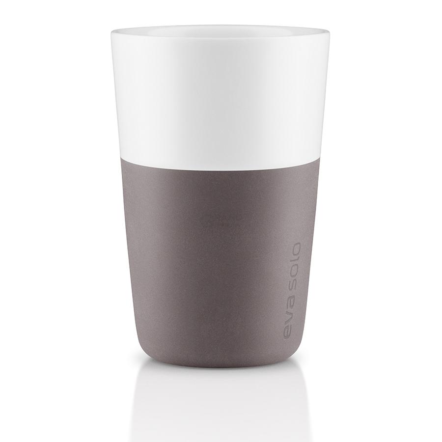 Eva Solo Набор кружек для латте 360 мл серых Caffe Latte | https://grandposuda.com.ua
