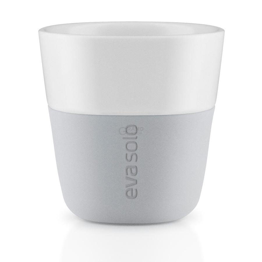 Eva Solo Набір кухлів для еспресо 80 мл світло-сірих Espresso-Becher | https://grandposuda.com.ua