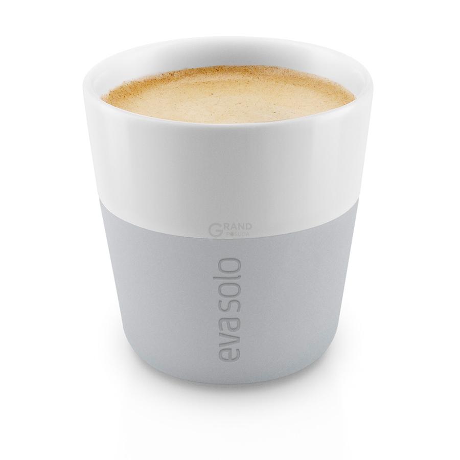 Eva Solo Набір кухлів для еспресо 80 мл світло-сірих Espresso-Becher | https://grandposuda.com.ua