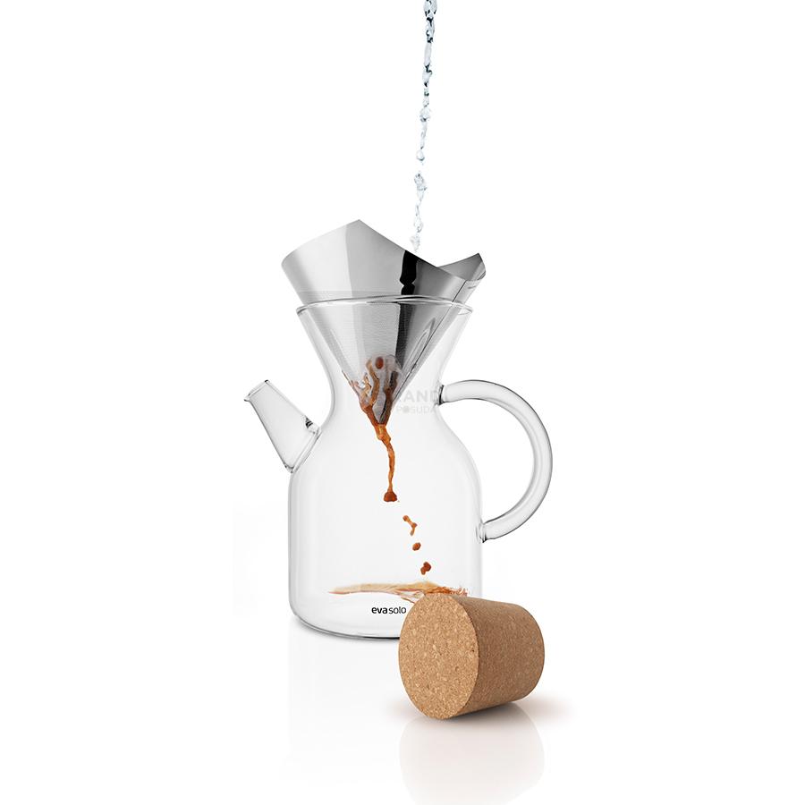 Eva Solo Кофеварка 1 л прозрачная Pour-Over | https://grandposuda.com.ua