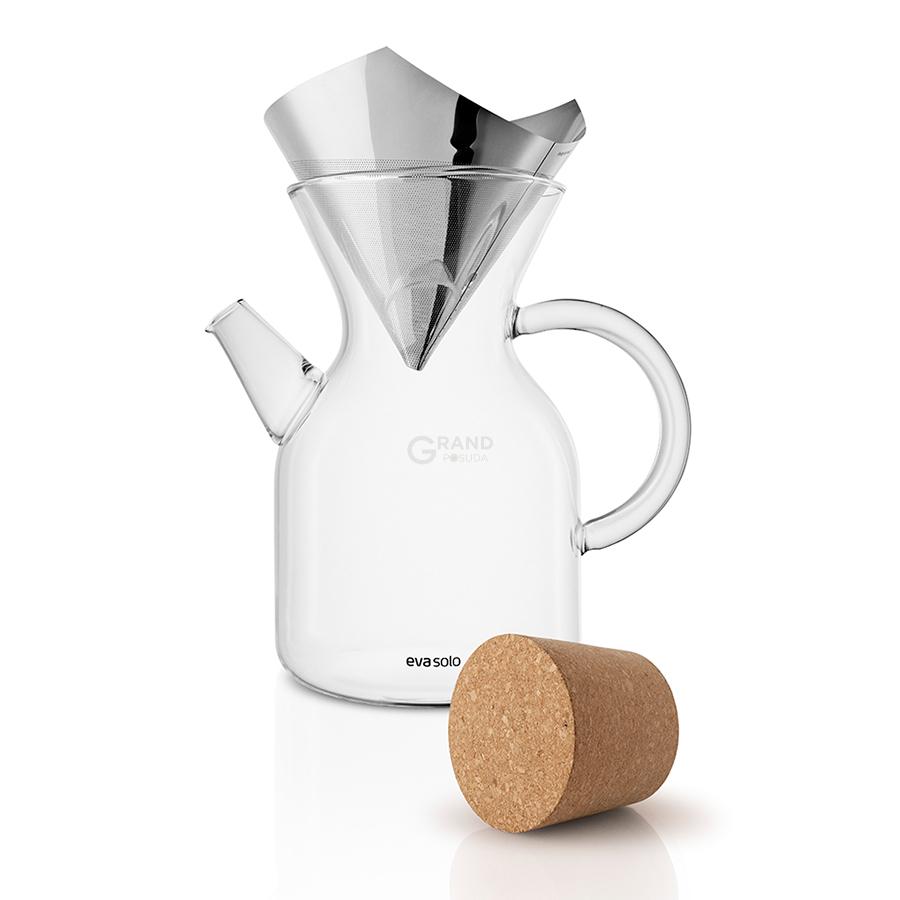 Eva Solo Кофеварка 1 л прозрачная Pour-Over | https://grandposuda.com.ua