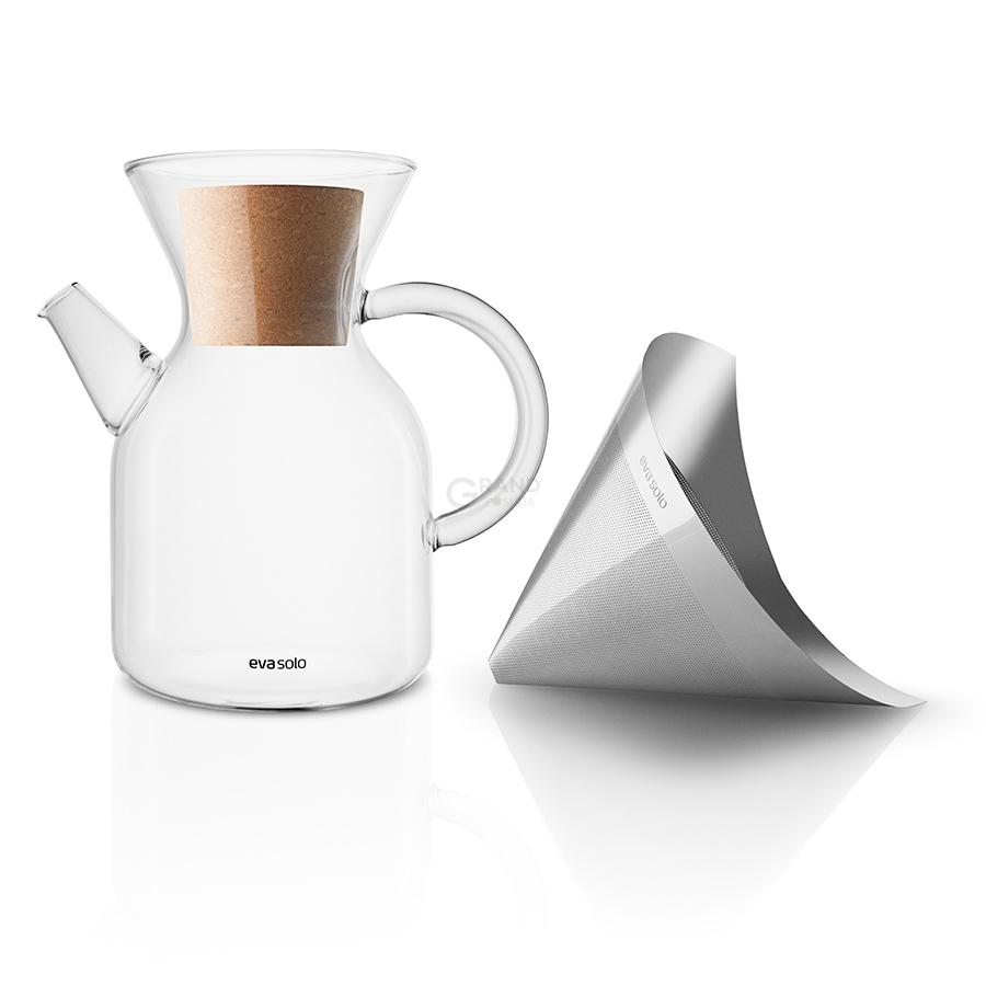 Eva Solo Кофеварка 1 л прозрачная Pour-Over | https://grandposuda.com.ua