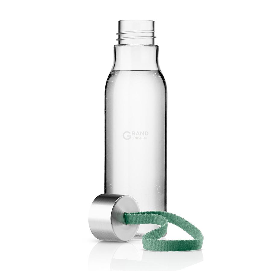 Eva Solo Пляшка 0,5 л прозора / зелена Trinkflasche | https://grandposuda.com.ua