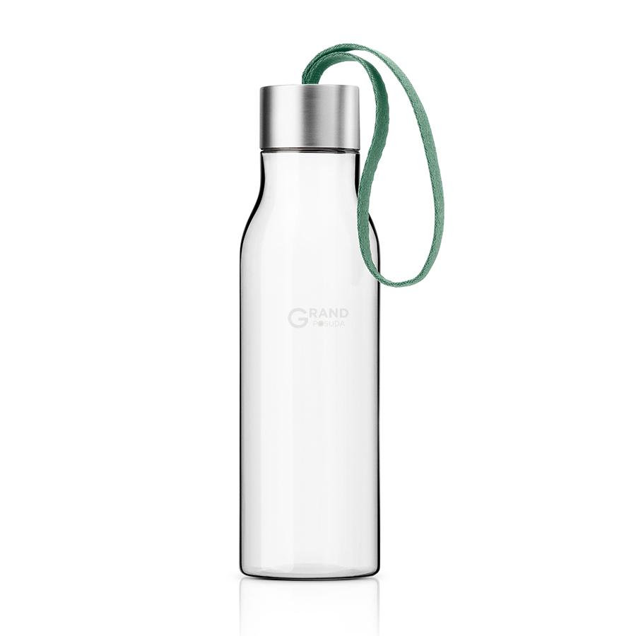 Eva Solo Пляшка 0,5 л прозора / зелена Trinkflasche | https://grandposuda.com.ua