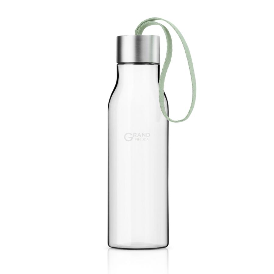 Eva Solo Пляшка 0,5 л прозора / евкаліптова Trinkflasche | https://grandposuda.com.ua