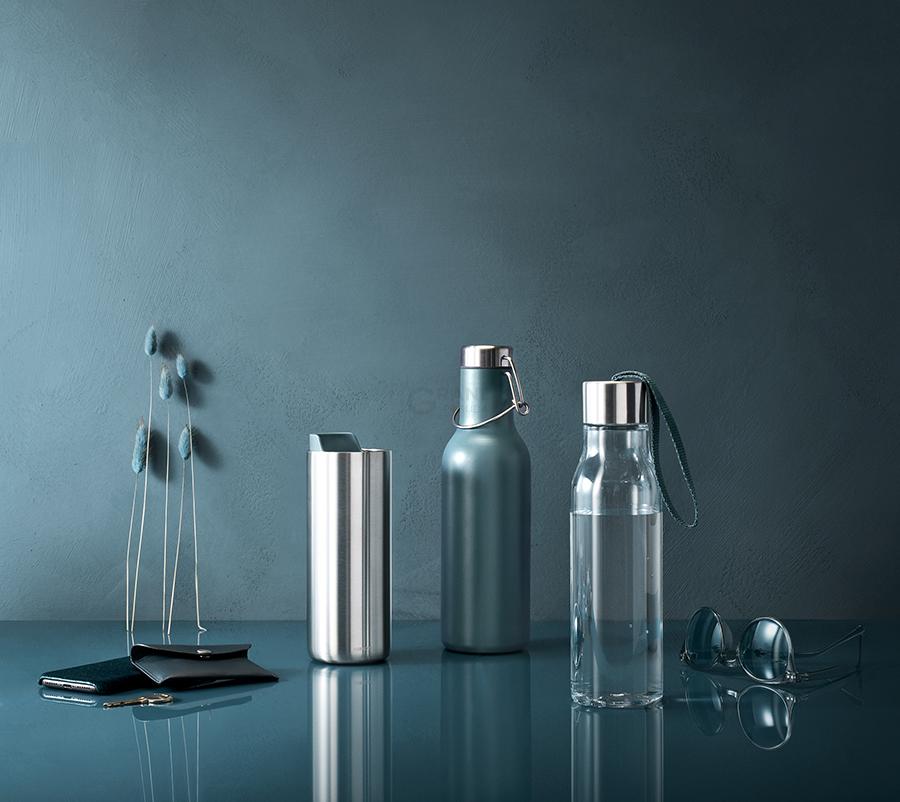 Eva Solo Пляшка 0,5 л бирюзово-синя Trinkflasche | https://grandposuda.com.ua