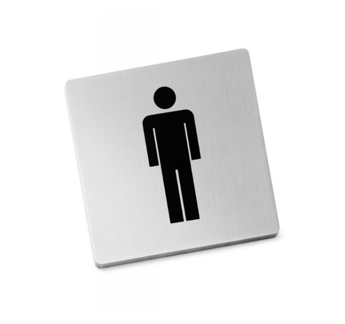 Zack Табличка на дверь — Мужской туалет Indici | https://grandposuda.com.ua