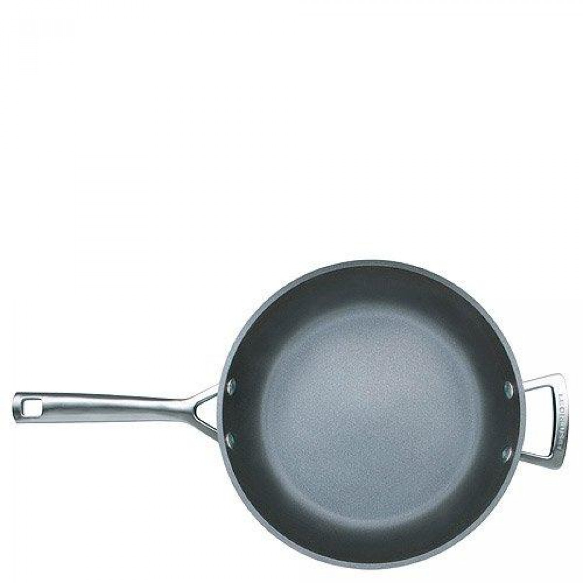 Le Creuset Сковорода со вспомогательной ручкой глубокая 31,1 см черная | https://grandposuda.com.ua
