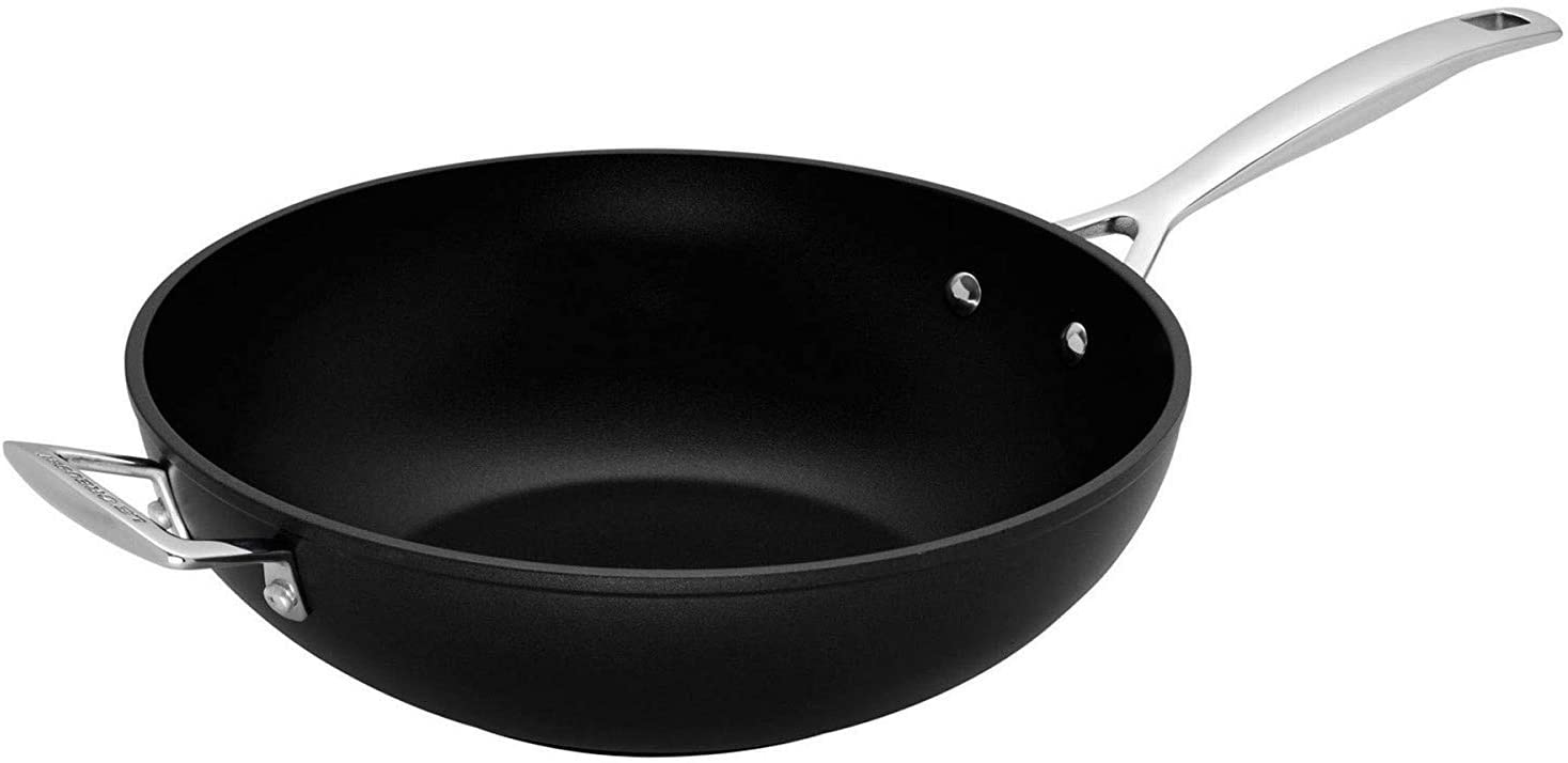 Le Creuset Сковорода вок 30 см Toughened Non-Stick | https://grandposuda.com.ua