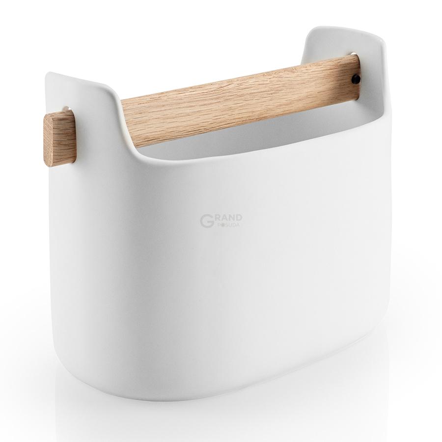 Eva Solo Підставка для столових приборів 16,7x19,2x12 см біла Toolbox | https://grandposuda.com.ua