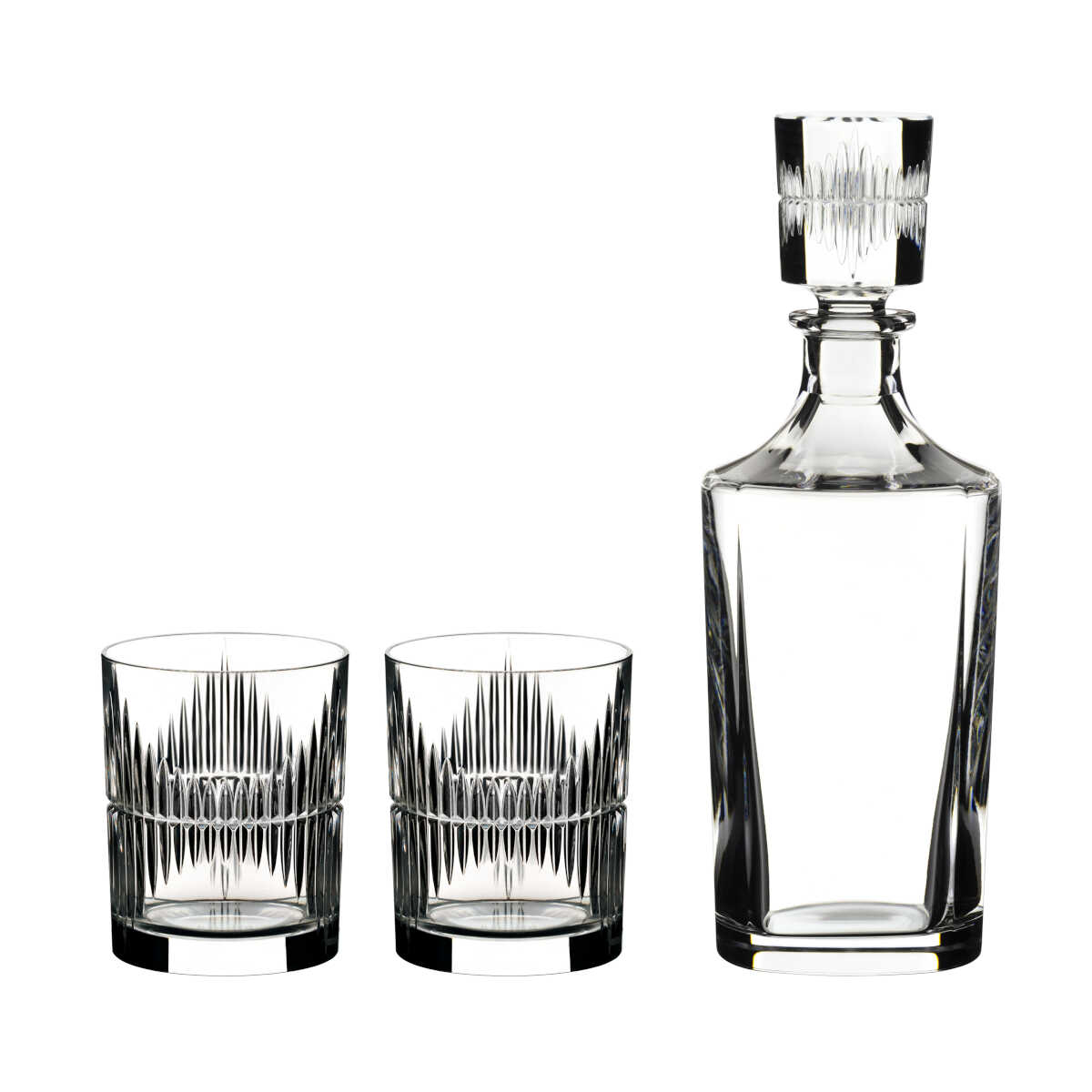Riedel Набір склянки і графин для віскі, 3 предмета, Tumbler | https://grandposuda.com.ua