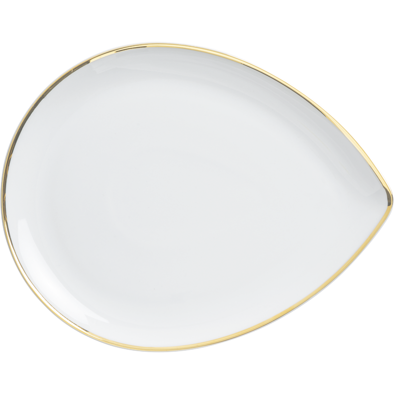 Kahla Блюдо овальное среднее 24 см Magic Grip Dîner Line of Gold | https://grandposuda.com.ua