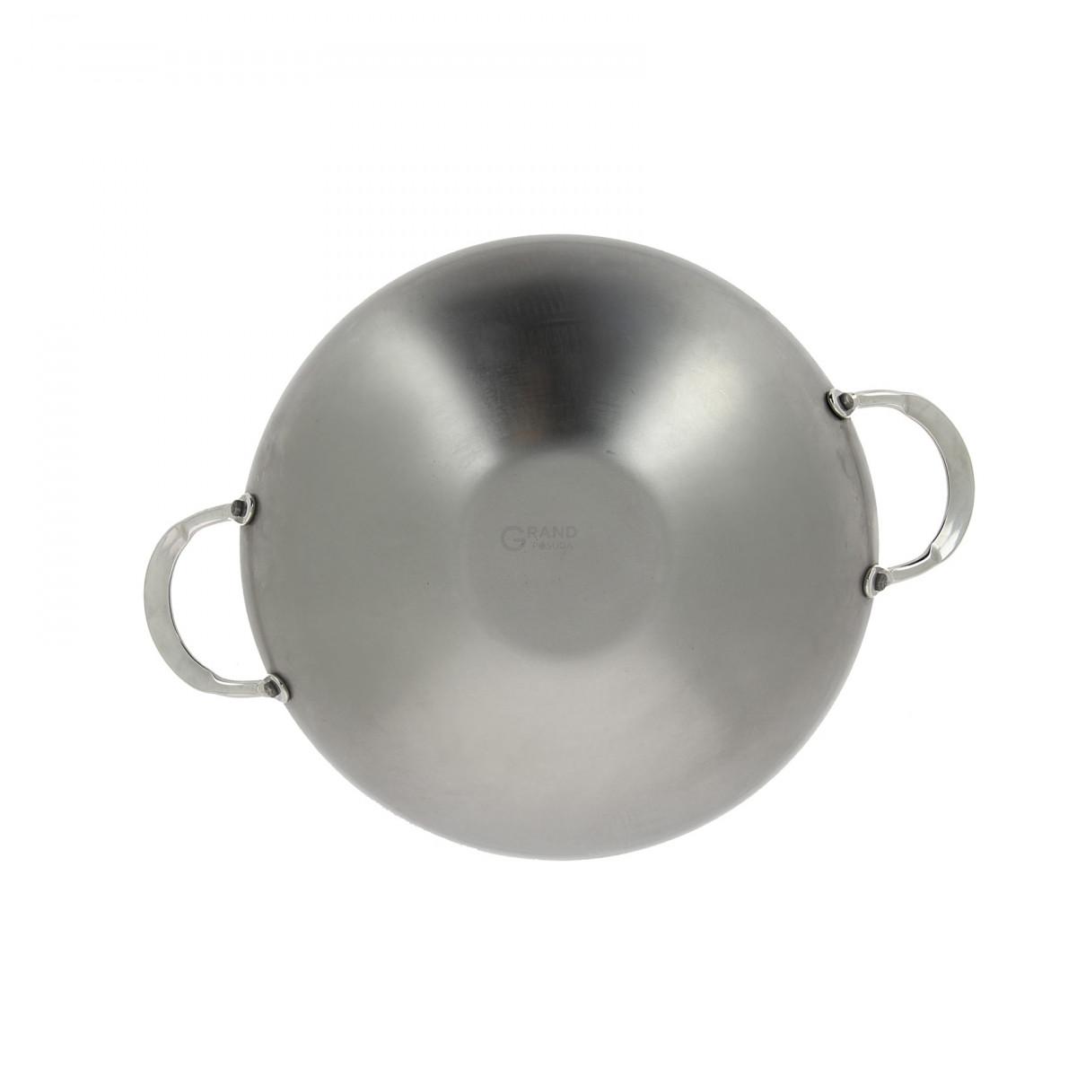 De Buyer Вок з двома ручками 28 см Mineral B Element | https://grandposuda.com.ua