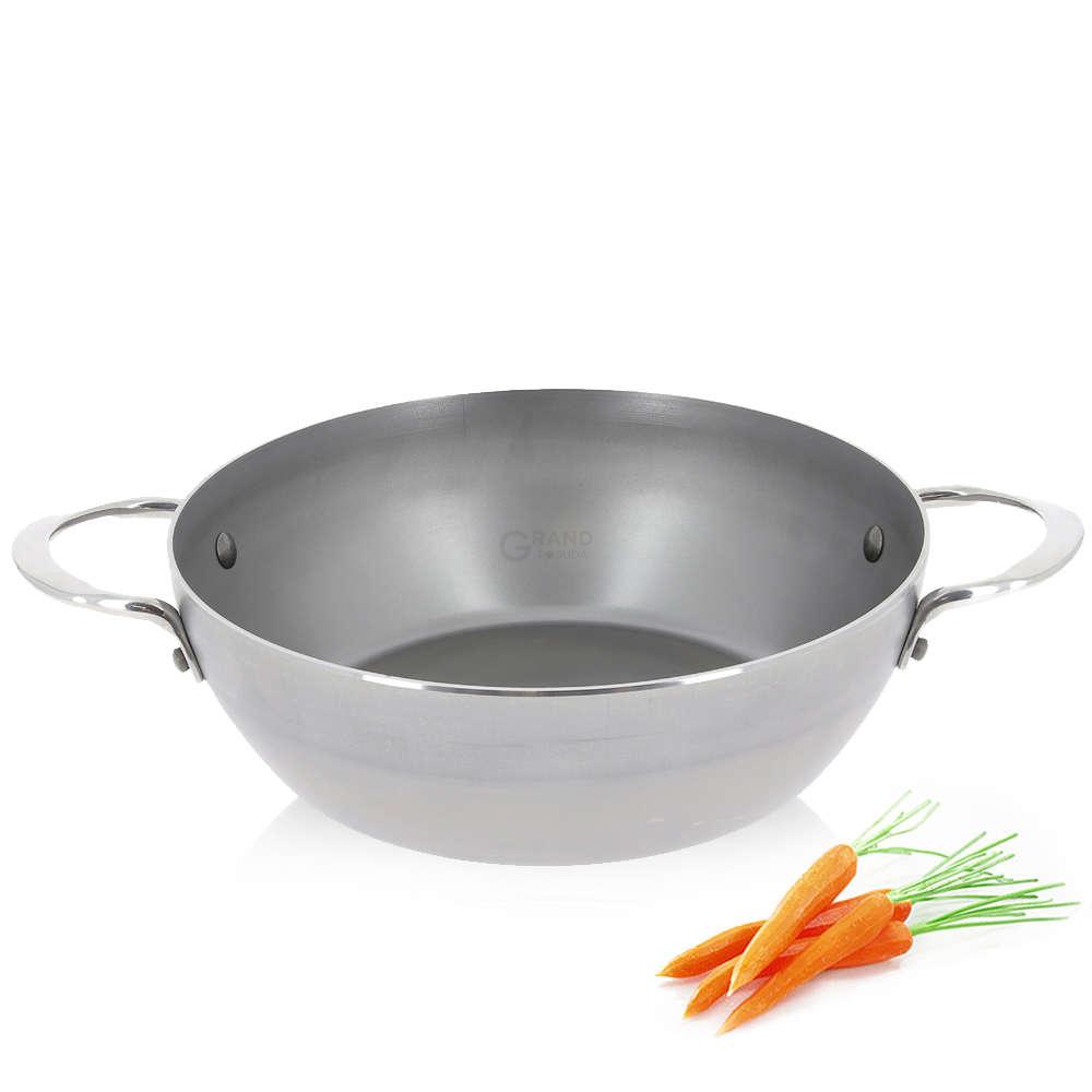De Buyer Глибока сковорода з двома ручками 28 см Mineral B Element | https://grandposuda.com.ua