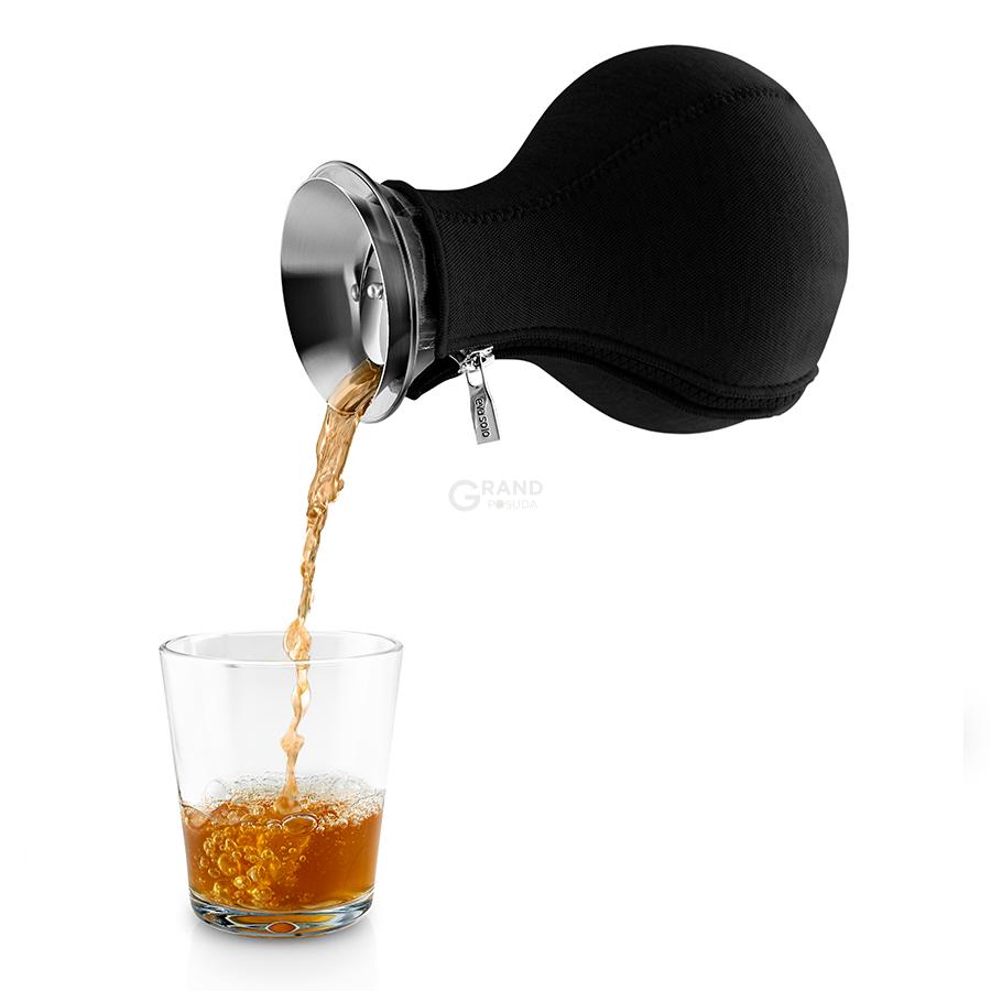 Eva Solo Чайник заварочный tea maker в неопреновом текстурном чехле 1 л черный | https://grandposuda.com.ua