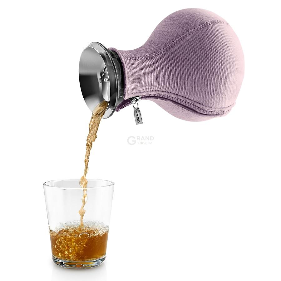 Eva Solo Чайник заварочный tea maker в неопреновом текстурном чехле 1 л холодная роза | https://grandposuda.com.ua