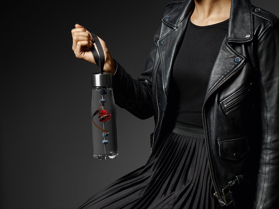 Eva Solo Пляшка для води myflavour 750 мл чорна | https://grandposuda.com.ua