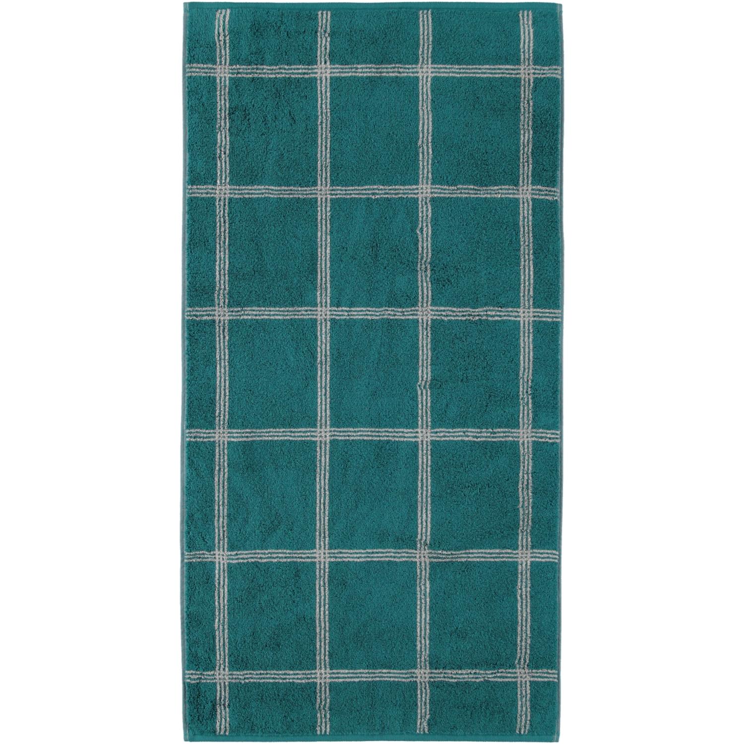 Рушник для рук 50 х 100 см Grafik Smaragd Two-Tone Cawo | https://grandposuda.com.ua