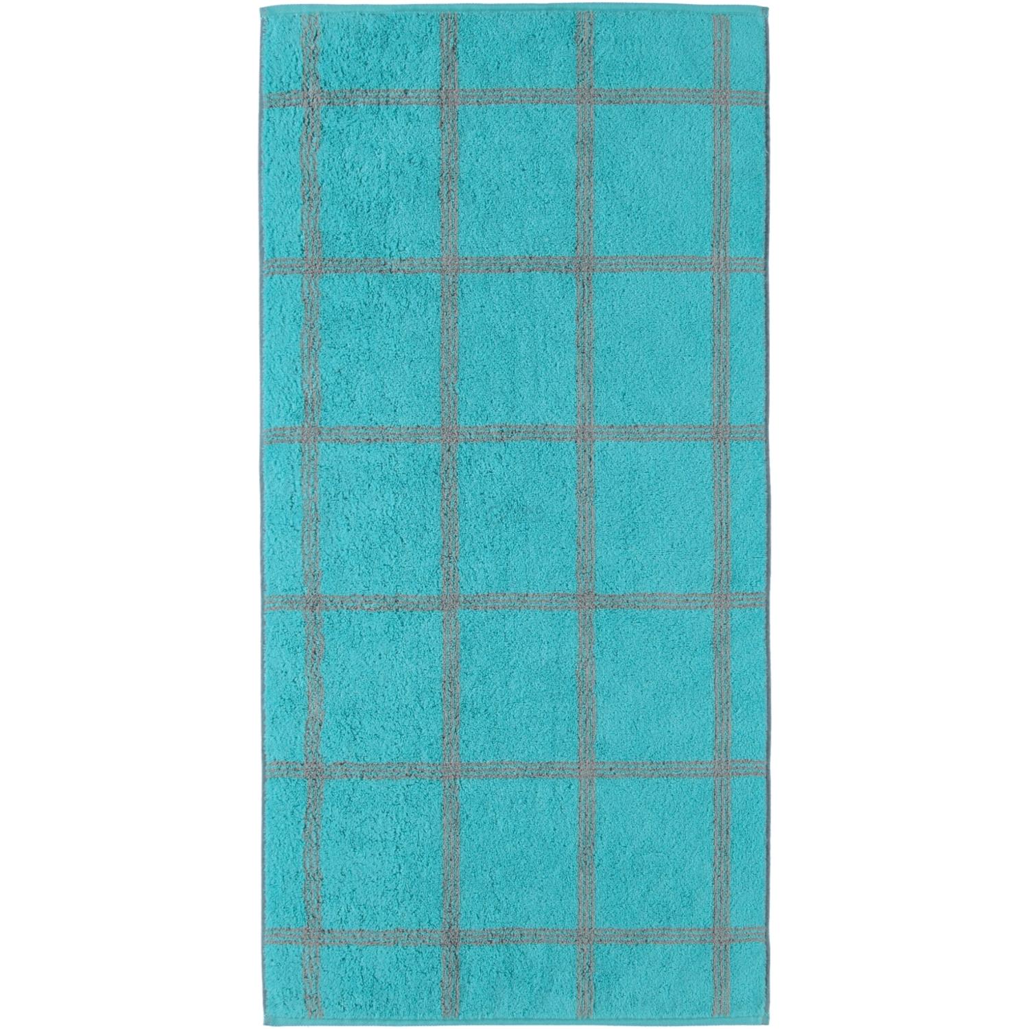 Полотенце для рук 50 х 100 см Grafik Turquoise Two-Tone Cawo | https://grandposuda.com.ua
