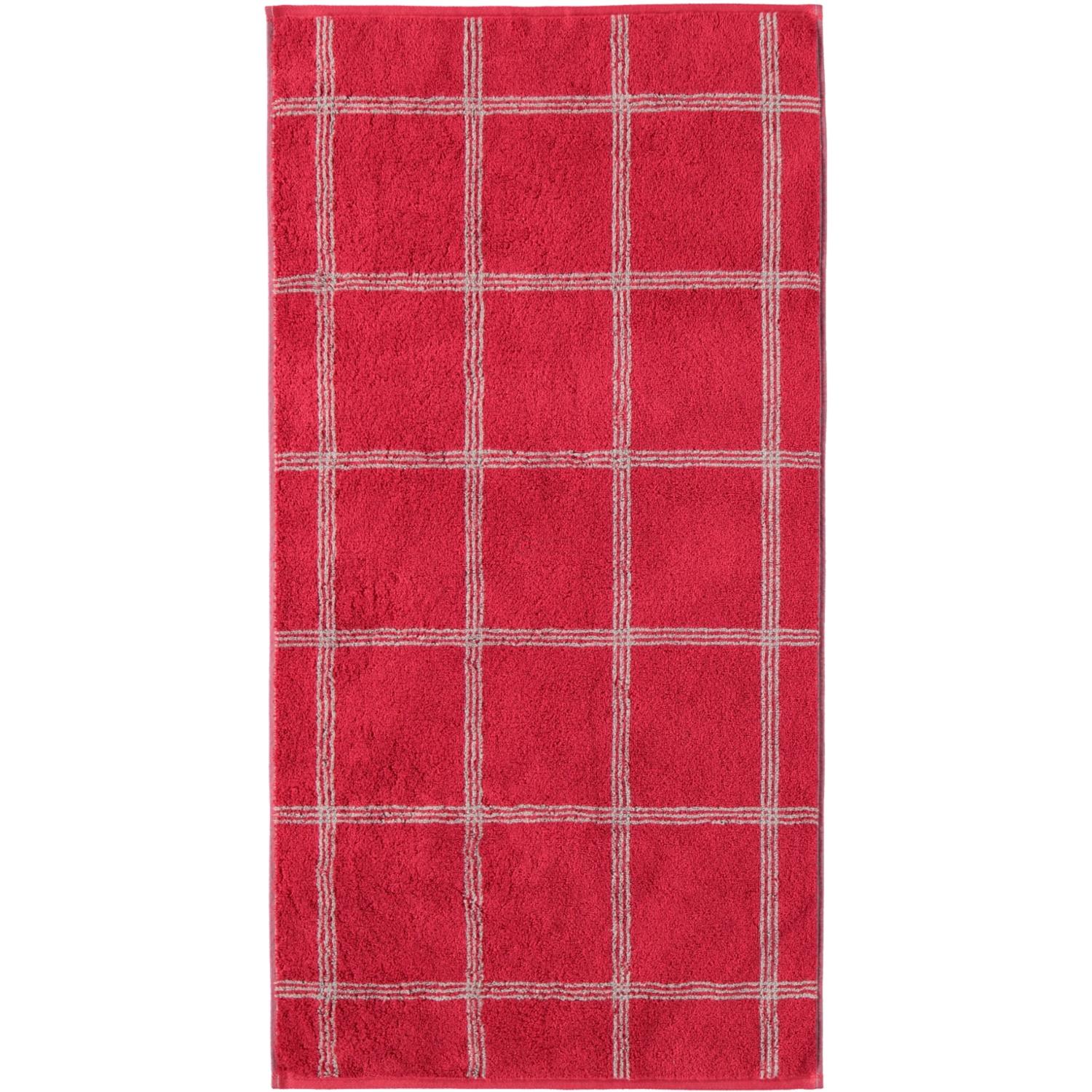 Рушник для рук 50 х 100 см Grafik Bordeaux Two-Tone Cawo | https://grandposuda.com.ua