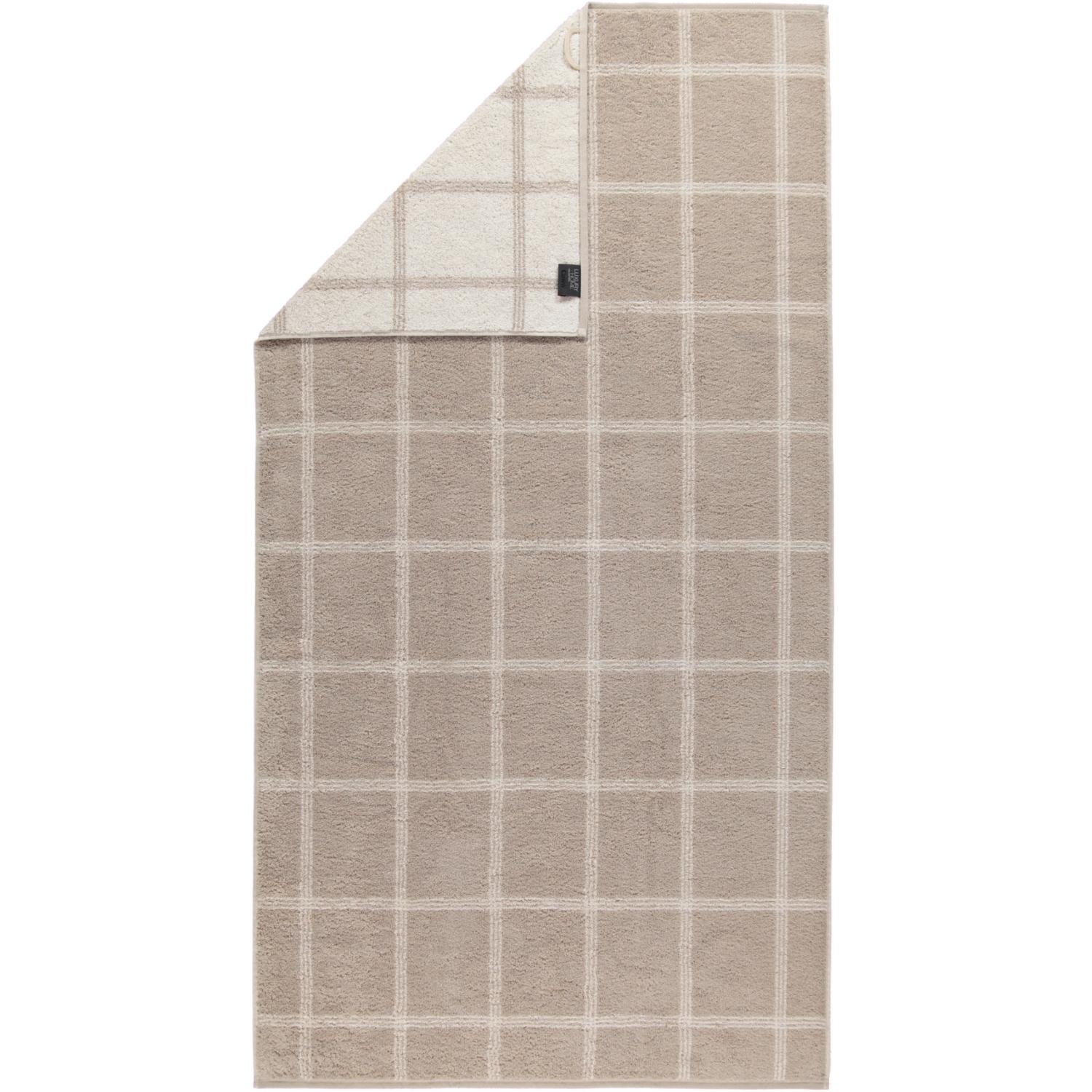 Рушник для душу 80 х 150 см Grafik Sand Two-Tone Cawo | https://grandposuda.com.ua