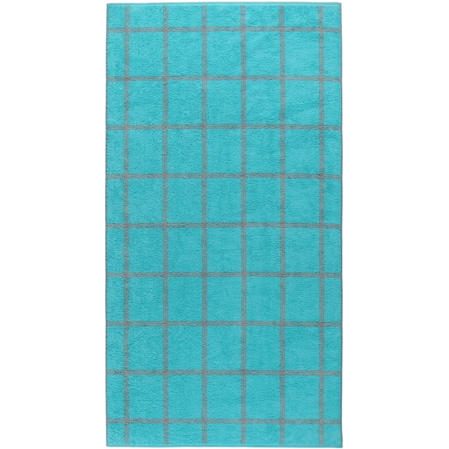 Рушник для душу 80 х 150 см Grafik Turquoise Two-Tone Cawo | https://grandposuda.com.ua