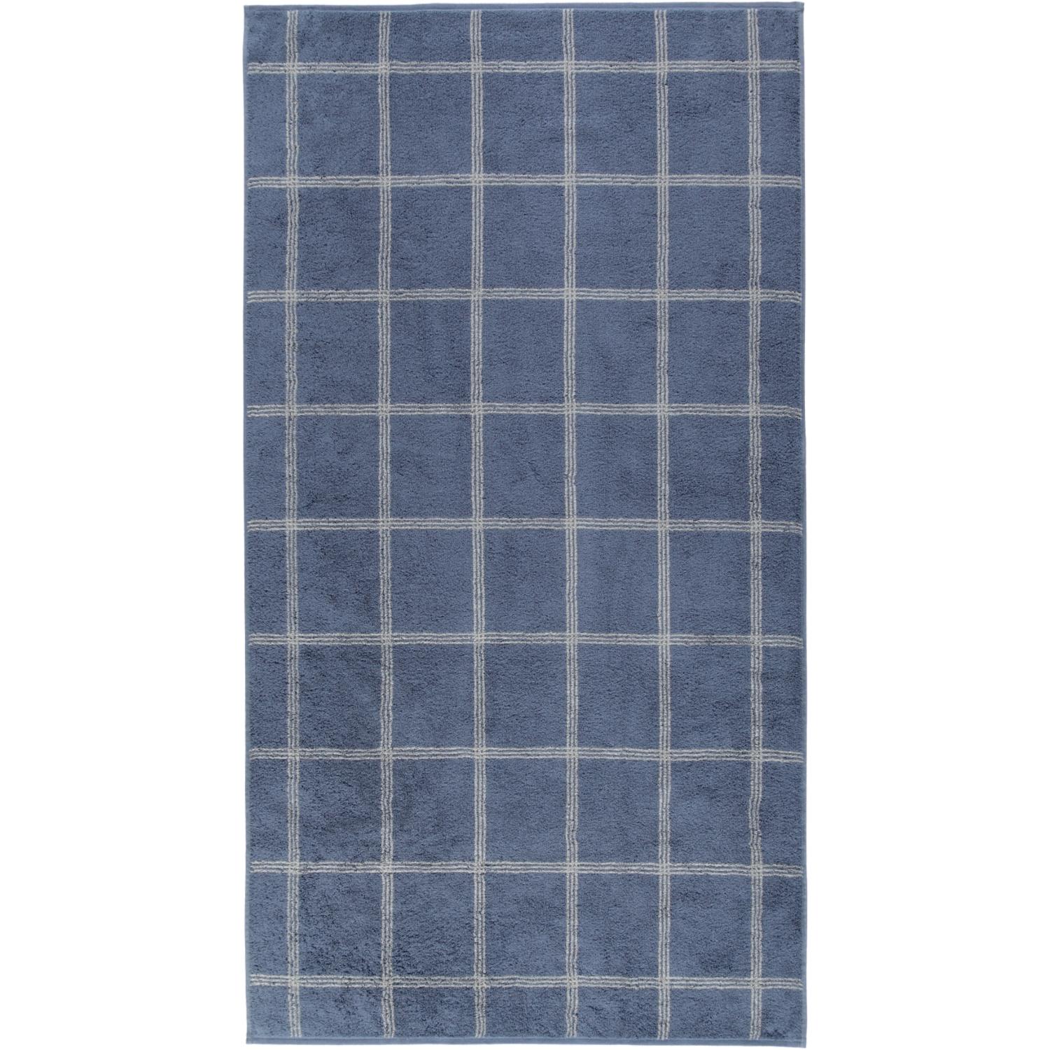 Рушник для душу 80 х 150 см Grafik Night Blue Two-Tone Cawo | https://grandposuda.com.ua