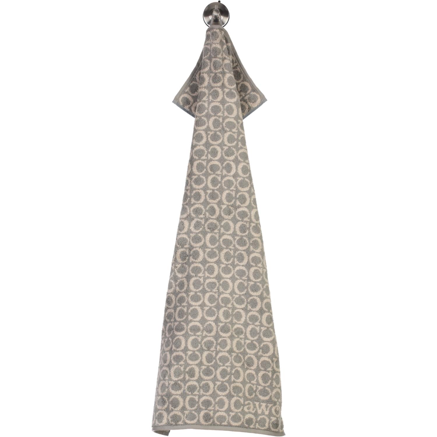 Рушник для рук 50 х 100 см C-Allover Graphit Two-Tone Cawo | https://grandposuda.com.ua