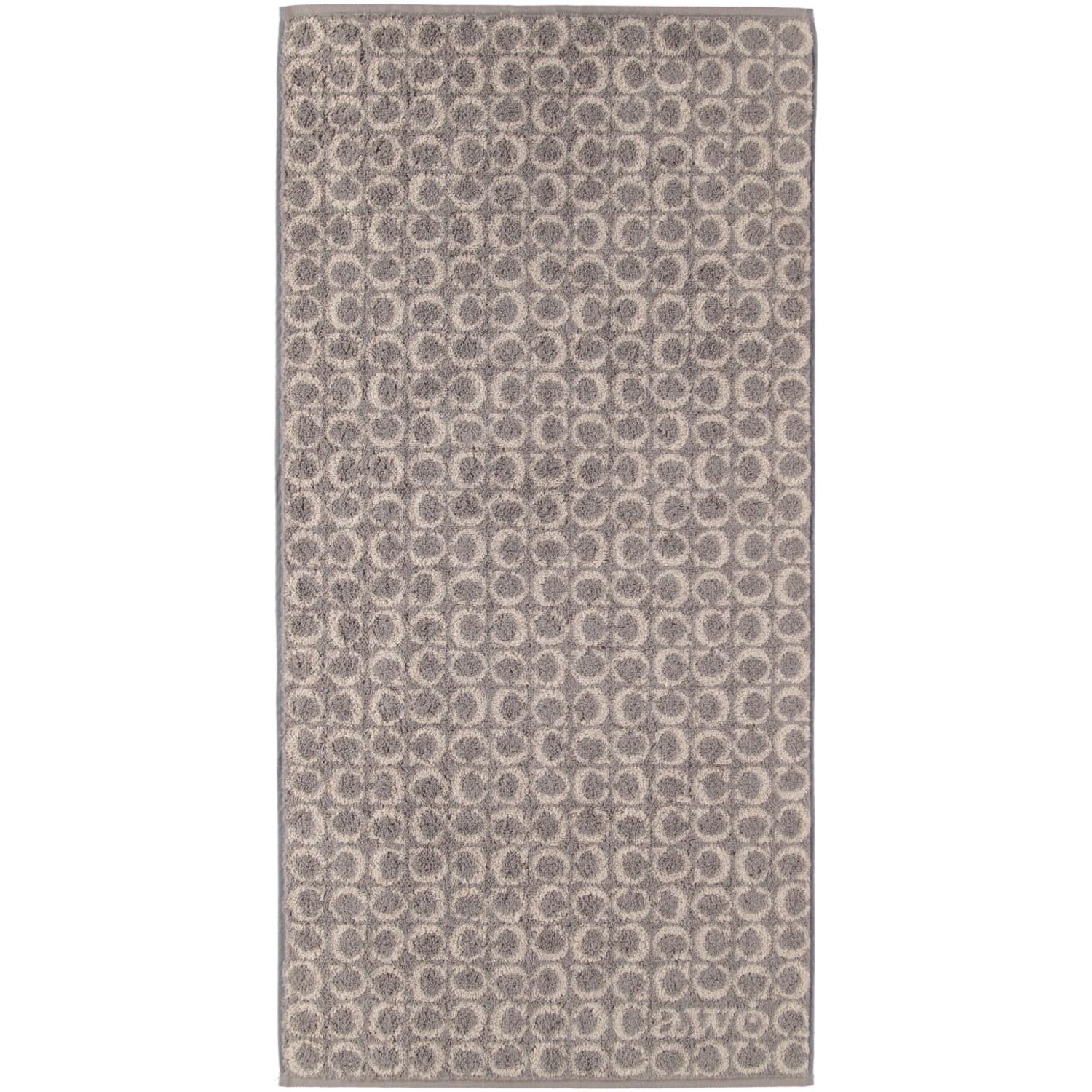 Рушник для рук 50 х 100 см C-Allover Graphit Two-Tone Cawo | https://grandposuda.com.ua