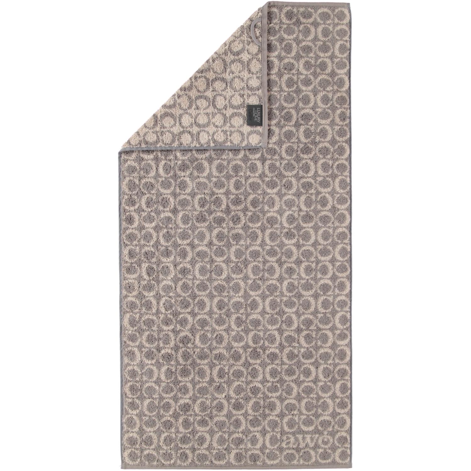 Рушник для рук 50 х 100 см C-Allover Graphit Two-Tone Cawo | https://grandposuda.com.ua