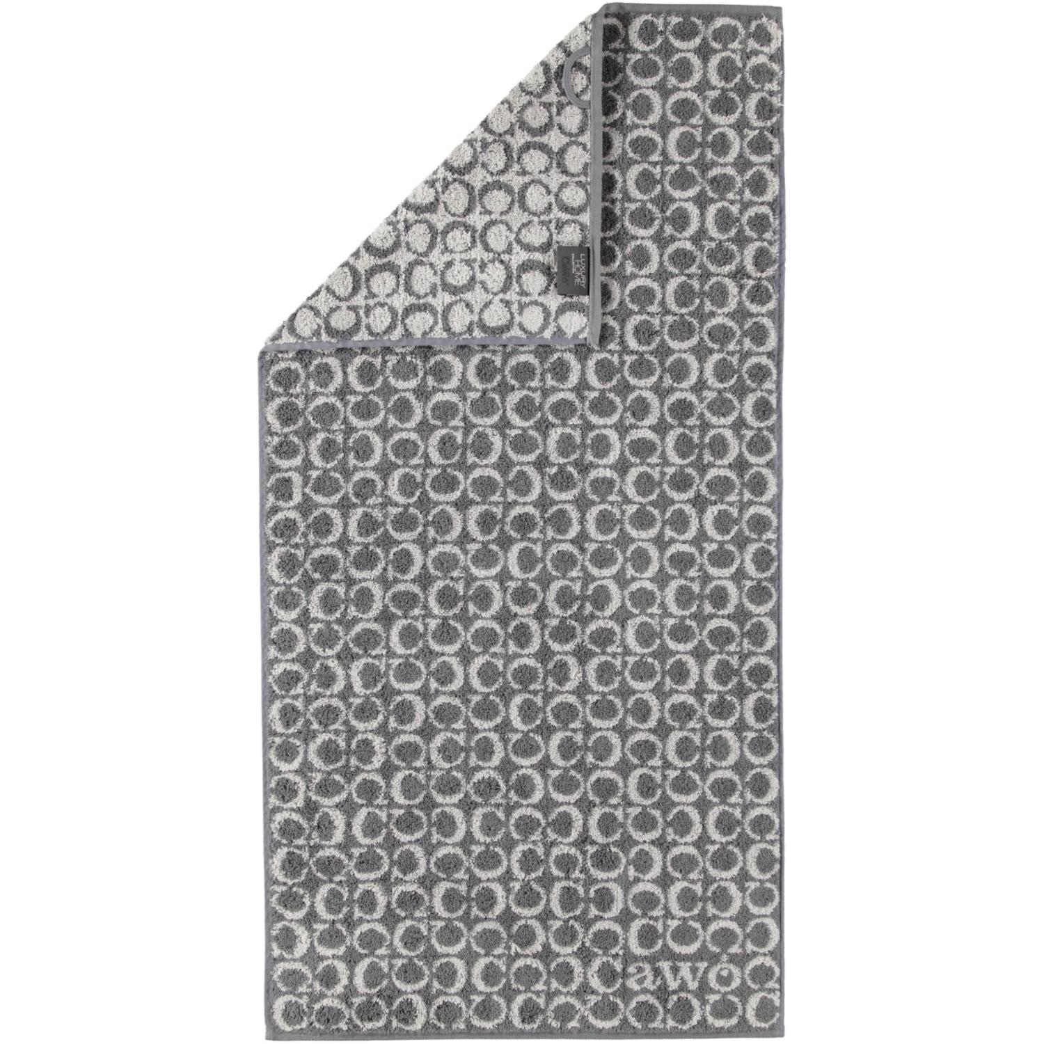 Рушник для рук 50 х 100 см C-Allover Schiefer Two-Tone Cawo | https://grandposuda.com.ua